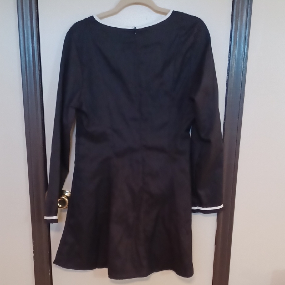 SHEIN Black Dress with White Accents - Picture 2 of 6